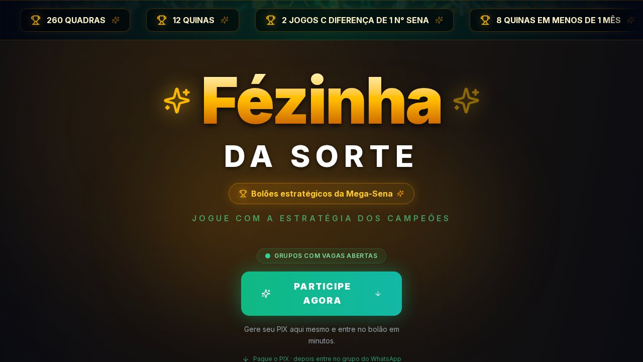 Bolão Fezinha da Sorte